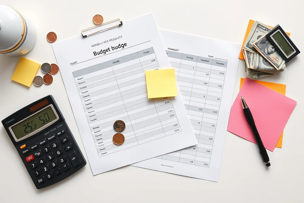 modern budgeting for beginners printouts — Modern Budgeting For Beginners Printouts (the finished result)